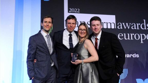 Studio North winners in the Transform Awards Europe