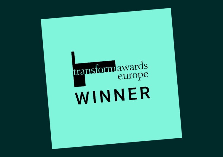 Studio North winners in the Transform Awards Europe