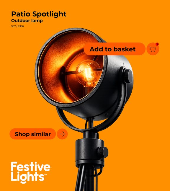 Festive Lights Floor Lamp Ad