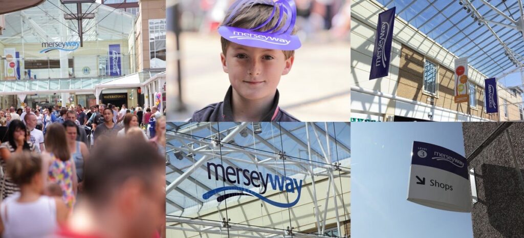 Merseyway shopping centre branding