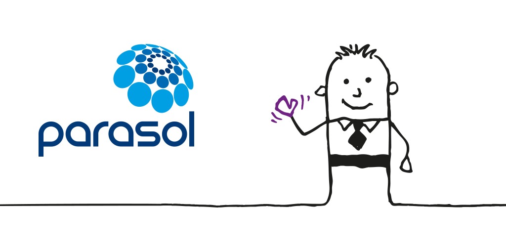 Parasol logo and brand character