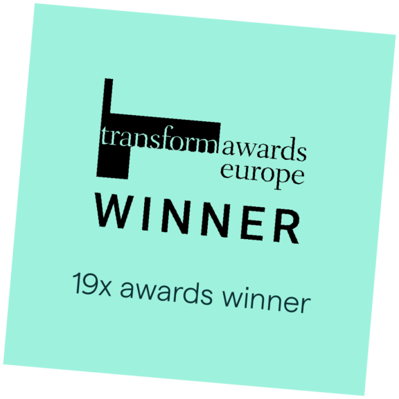 19x transform awards europe winner