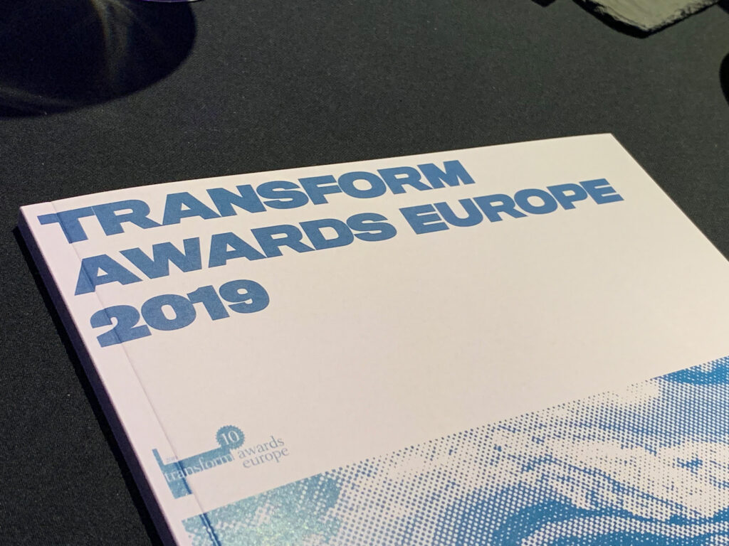 Transform awards 2019 brochure