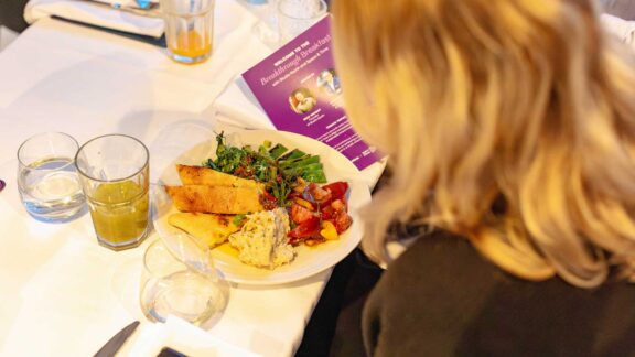 food at breakthrough breakfast meeting